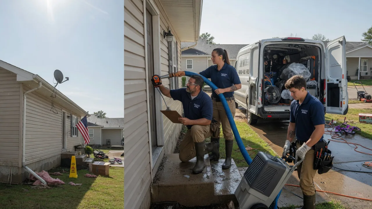 Ceiling Water Damage Restoration in Selfridge, ND near me